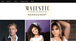 Desktop Screenshot of majesticmodels.co.za